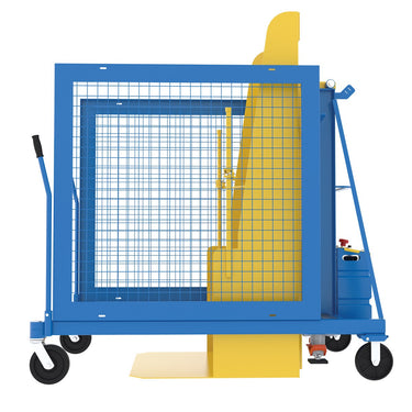 UNIVERSAL DC TRASH CAN DUMPER 400LB 74IN - Model TCD-U-60-DC